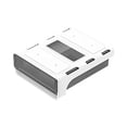 thumbnail image 2 of SuoKom Hidden Plastic Storage Box Under Desk Drawer, Table Hidden Organizer Slide Out Large Storage Desktop Pencil Tray for Office Home School Kitchen Self-Adhesi, 2 of 7