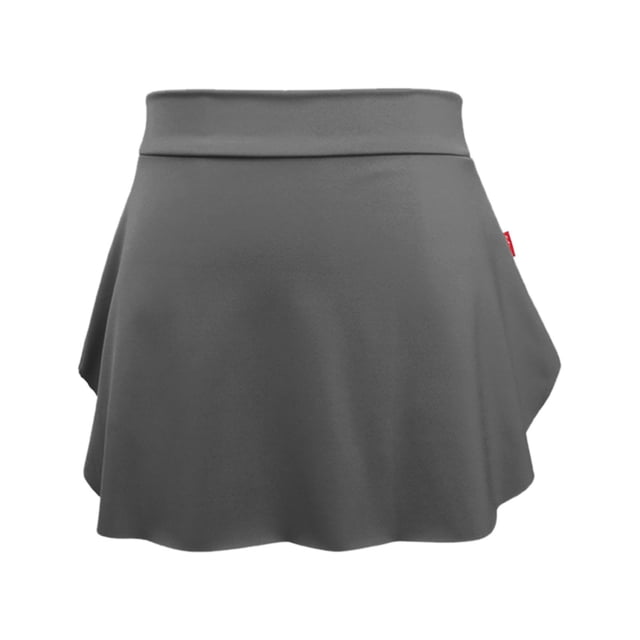 Womens Elastic Ballet Dance Skirt - Pull On Side Split Mini Skirt - Suitable for Skating Gymnastics Performance Daily Wear