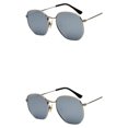 thumbnail image 3 of relayinert Fashionable Polarized Lens Small Square For Trendy Style Materials silver white silveC4 2Set, 3 of 6