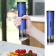 thumbnail image 1 of Moulin à Poivre Électrique à Mouture Réglable / Rechargeable par USB / Noyau en Céramique / Lot de 3 / ABS Acier Inoxydable / Blanc Bleu Rouge / Portable 9 Pouces, 1 of 7