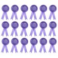 thumbnail image 1 of Unique Bargains Ruban de Récompense Vierge, Ruban Rosette Prix Honoraire Reconnaissance, Violet, Lot de 18, 1 of 5