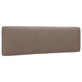 thumbnail image 5 of vidaXL Coussins de Palette 3 Pcs Tissu Taupe, 5 of 5