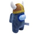 thumbnail image 2 of Among Us 6" Plush - Black with Viking Hat, 2 of 4