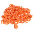 thumbnail image 2 of Birds Foot Rings, High-quality Plastic Bird Clip Ring Small Size And Lightweight  For  For Homing Pigeons Orange, 2 of 8
