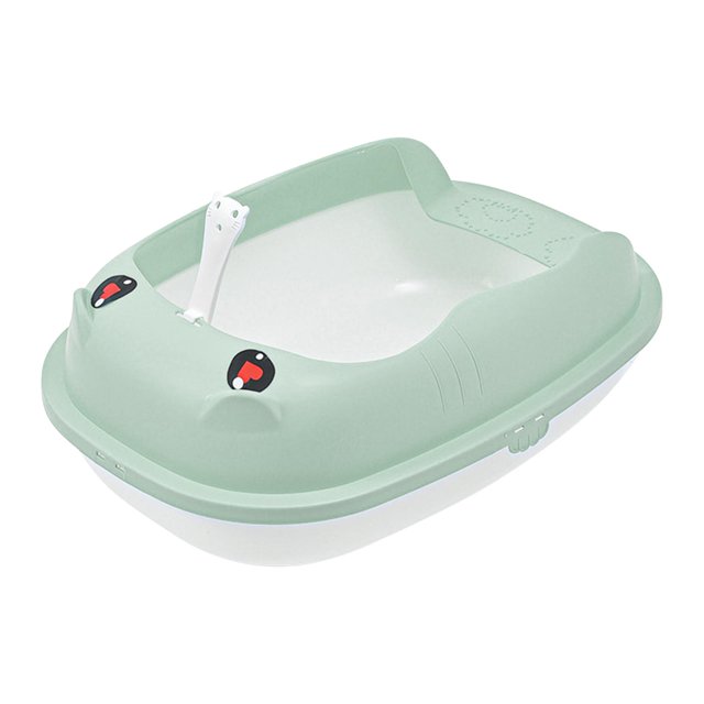 GROWTH TANK Cat Litter Box Cat Potty Pan Detachable Frame Potty Toilet Easy to Color L