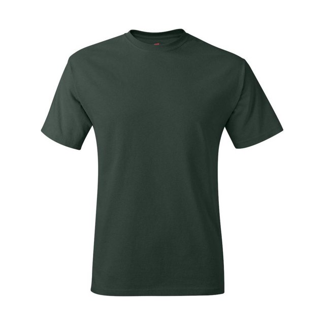 Hanes ComfortBlend EcoSmart Men`s Crewneck T-Shirt, XL, Deep Forest