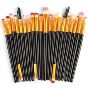 Iumwxz 20pcs/set Makeup Brush Set tools Make-up Kit de toilette Wool Make Up Brush Ensemble
