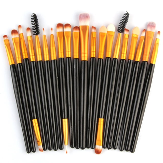 Daisyyozoid Wholesale 20pcs/set Makeup Brush Set tools Make-up Toiletry Kit Wool Make Up Brush Set