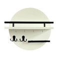 thumbnail image 1 of veasfak Key Holder Wall Mount Multifunctional Wall Shelf for Office Hallway Entryway Style C, 1 of 9