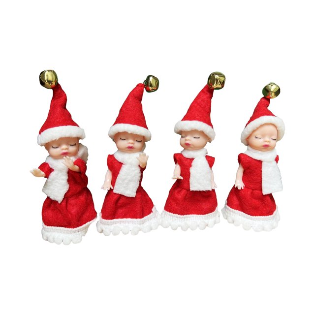 Christmas Elf Dolls Cute Christmas Elf Decoration for Windows Xmas Tree Party
