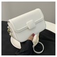 thumbnail image 1 of LinYooLi Sacs à Bandoulière Roses pour Femmes Sac en Cuir Souple Sac à Main Tendance Simple Sac Messager Classique pour Dames, 1 of 6