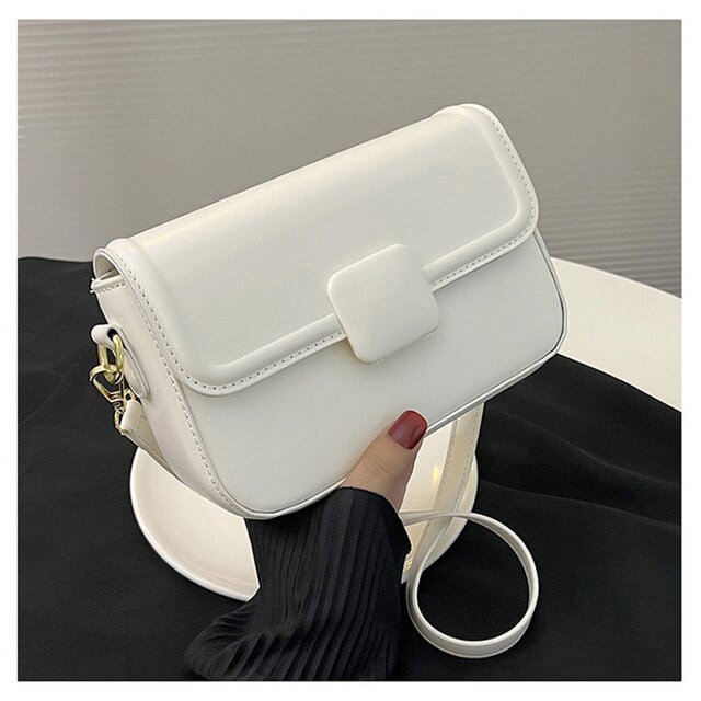 LinYooLi Sacs à Bandoulière Roses pour Femmes Sac en Cuir Souple Sac à Main Tendance Simple Sac Messager Classique pour Dames