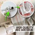 thumbnail image 3 of LSLJS Curtain Rod Hook-Non Perforated Curtain Rod Rack- Household Wall Adhesive Bracket Clip-Door Curtain Telescopic Rod Hook, Home Accessories, 3 of 3