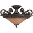thumbnail image 1 of Maxim 11363SAOI Symphony 23" Semi Flush Mount Ceiling Light, 3 A19 60W Bulbs, 1 of 2