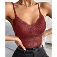thumbnail image 2 of WZXFASHION Women Strapless Adjustment Rimless Invisible Bralette Push Up Sticky Bras Vest Intimates Red XXL, 2 of 6