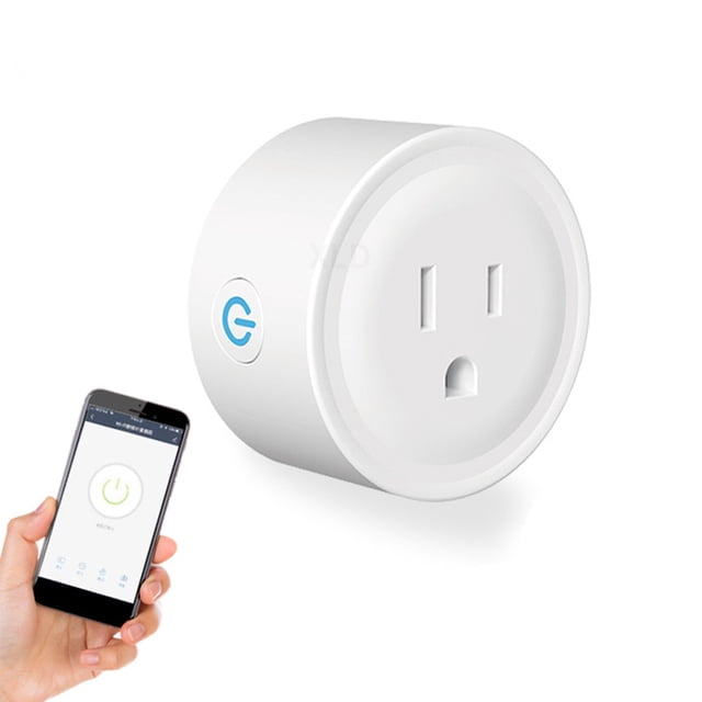 Labymos Prise Intelligente Wi-Fi Prise Intelligente Mini Prise Wi-Fi avec Fonction Minuterie Application Télécommande Prise Sans Fil