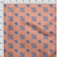 thumbnail image 3 of oneOone Georgette Viscose Fabric Floral Block Print Sewing Fabric BTY 42 Inch Wide, 3 of 4