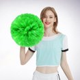 thumbnail image 2 of 2PCS Cheerleaders Handheld Color Flower Sports Activities Performance Cheering Supplies Round High Density Color Strip Lightweight Double Finger Ring Buckle Design Anti Slip Off, 2 of 4