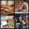 thumbnail image 2 of MUNBYN IMC51 Money Counter Machine Count Value, Add+Batch/Add+ Value Mode Bill Counter, UV/MG/IR/MT Detection, USD only Cash Counter,1100 Bills/min,, 2 of 8