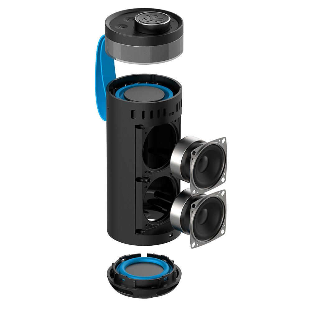 JLab GO Party Speaker - Black Splashproof Bluetooth Portable Speaker