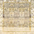thumbnail image 1 of Ahgly Company Tapis d'Intérieur Carré Abstrait Orange Marron, 4 Pieds Carré, 1 of 6