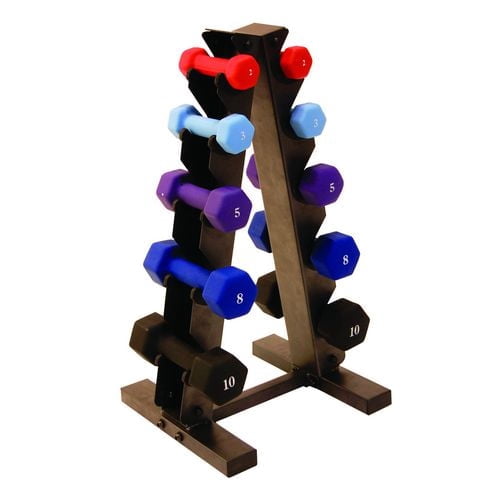 CAP Support pour haltères à armature noire en A