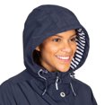 thumbnail image 3 of Trespass Womens Waterproof Jacket Ladies Raincoat with 4 Pockets Flourish, 3 of 6