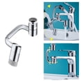 thumbnail image 2 of Faucet Accessory for universal Swivel Extender with Sprayer Modes for Cleaning and Face Wash Easy Install Kitchen and Bathroom Use, 2 of 8