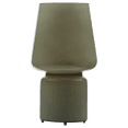 thumbnail image 1 of Bouclair Lampe de Table en Verre Kaki, 1 of 9