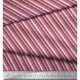 thumbnail image 3 of Soimoi Rayon Fabric Diagonal Stripe Decor Fabric Printed Yard 42 Inch Wide, 3 of 5