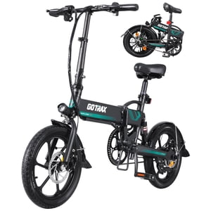 Gotrax B01 Foldable Electric City Bike (350W Motor / 25km/h Top Speed) - Black