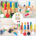 thumbnail image 3 of GOOHOCHY Jeu de Quilles pour Enfants en Bois Interactif 1 Ensemble, 3 of 8