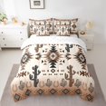 thumbnail image 2 of Erosebridal Tribal Aztec Bed in a Bag Queen size, Triangle Geometric Bed Set, Bohomian Style Decor, Reversible, 2 of 5