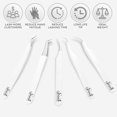 thumbnail image 2 of SIVOTE Eyelash Extension Tweezers for Classic & Volume Lashes, 5-Pack, White, 2 of 7