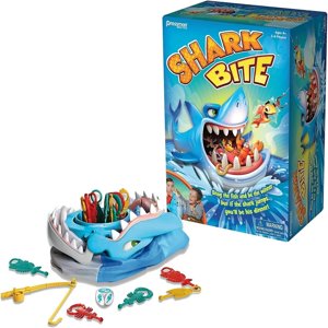 DEBGFS Shark Bite Game  Roll the Die and Catch Sea Creatures Before the Shark Bites  Fun Family Board Game for Kids