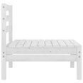 thumbnail image 4 of vidaXL Garden Middle Sofas 2 pcs White Solid Pinewood, 4 of 6