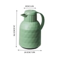 thumbnail image 3 of Wzzjkit Kitchen Gadgets Home Large Capacity Hot Kettle Office Portable Glass Insulated Pot Teapot Open Water Bottle, 3 of 5