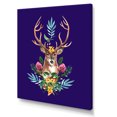 thumbnail image 2 of Designart Portrait de Cerf de Noël Mignon Art Mural Moderne et Contemporain sur Toile, 2 of 4
