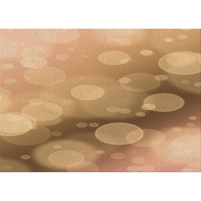 Ahgly Company Machine Washable Indoor Rectangle Transitional Yellow Orange Area Rugs, 2' x 3'