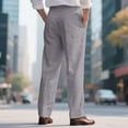 thumbnail image 4 of Ceisia Pantalon Habillé en Coton à Rayures Rétro Droit Décontracté pour Homme, Cadeau, Doux, Structuré, Mince, à Rayures, Multicolore, 4 of 9