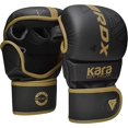 thumbnail image 1 of RDX Gants de Boxe MMA Grappling Muay Thaï Sparring Kickboxing KARA Mat GLDN, P/M, 1 of 7