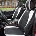 thumbnail image 1 of Ultra Comfort High Grade Leather Seat Covers For Car Truck SUV Van - Front Set, 1 of 3