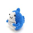 thumbnail image 3 of Crochet Positive Energy Bee Dolls Hand-knitted Animal Fruit Finished Doll Handmade Ornaments Graduation Gift Positive Warm Card, 3 of 5
