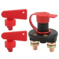 thumbnail image 3 of Cars Power Off Switches, DC 12V-24V Car Battery Disconnect Switch 500A  Currents Plastic Metal  For Vehicle, 3 of 8