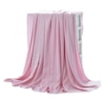 thumbnail image 2 of Cooling Ice Blanket for Hot Sleepers Night Sweats, All-Season Temperature Regulating Cooling Blanket Super Soft Breathable, Portable Summer Bed Couch Travel Blanket with Laundry Bag, Pink, 2 of 7