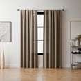 thumbnail image 4 of Mainstays 1/2" Black Filagree Knob Adjustable Curtain Rod Set, 28"-48", 4 of 6