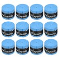 thumbnail image 1 of Unique Bargains 43.3' Round Groove Non-Slip PU Tennis Racket Overgrip Tape Wraps Blue 12 Pack, 1 of 6