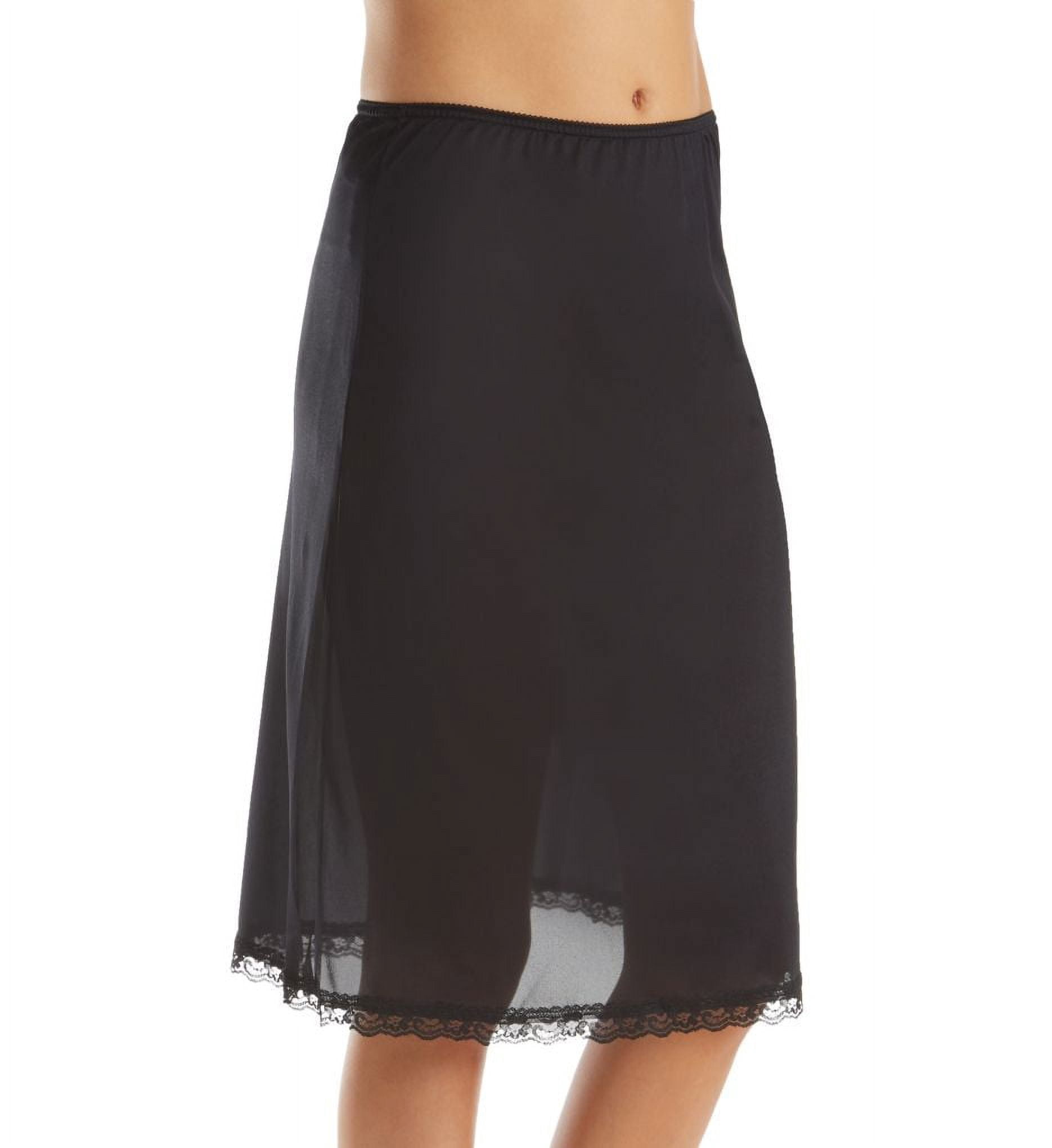Combinaison Demi-Slip Shadowline 2725 Essentials pour Femme de 25 Po (Noir m)