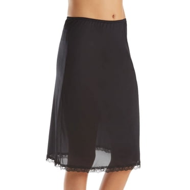Women's Shadowline 2725 Essentials 25 Inch Half Slip (Black L)