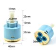 thumbnail image 1 of Single Lever Basin/Kitchen Tap Replacement Spare Valve Cartridge 35mm 40mm, 1 of 11
